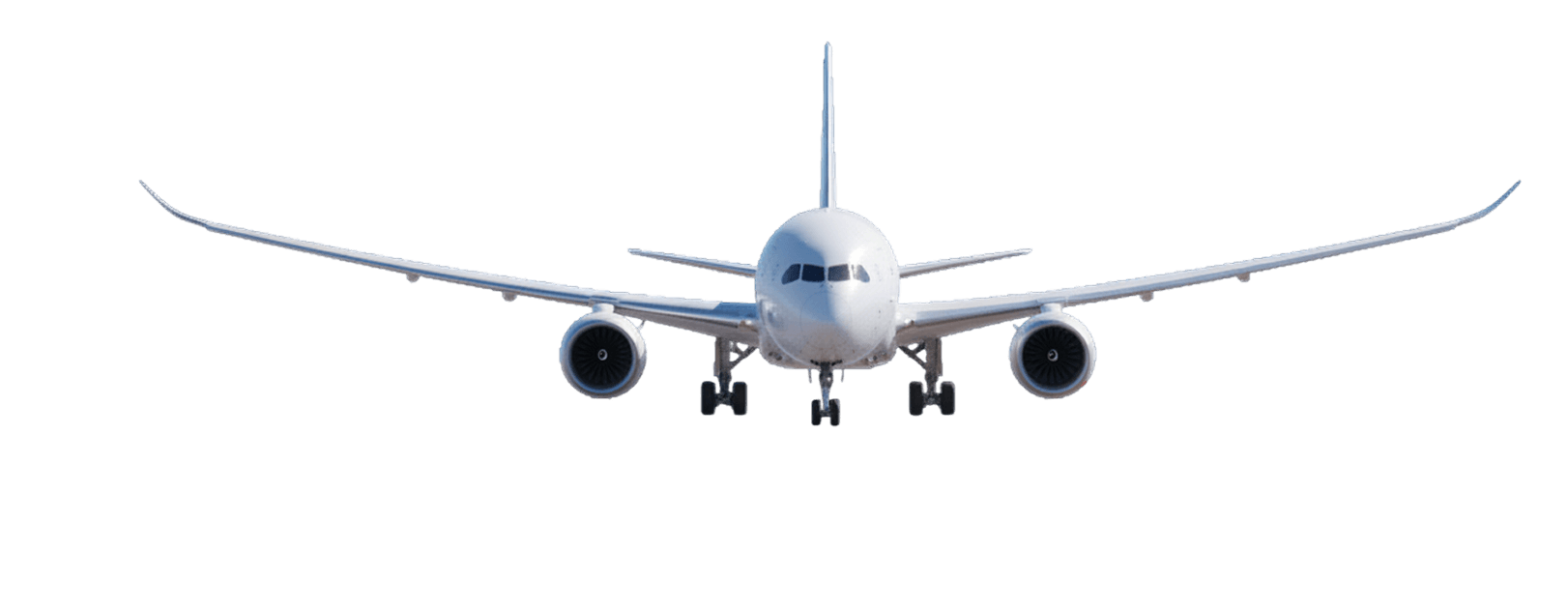 Cargo plane in flight